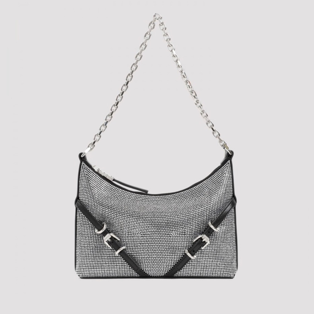 Satin 'Voyou Party' shoulder bag with rhinestones Givenchy